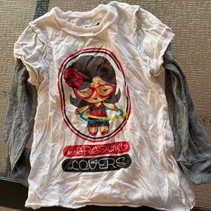 Harajuku lovers long sleeve top size 4T